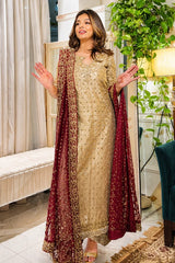 Haris Shakeel Embroidered Mysoori Collection 3 Piece Unstitched / Stitched