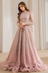 Jazmin Wedding Collection Chiffon Maxi Embroidery Unstiched / Stitched