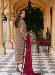 Lallaria By Noorma Kaamal Luxury Embroidered Chiffon 3 piece Unstitched