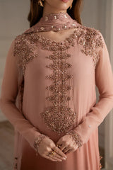 Iznik Chiffon Formal Collection Embroidered 3piece Unstitched / Stitched