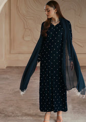 Vanya Luxury Velvet Embroidered Collection 3 Piece Unstitched