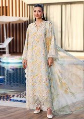 Maria B Luxury Lawn Embroidered 3 piece Unstitched / Stitched