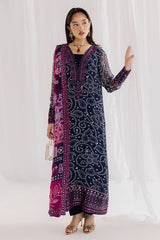 Nureh Luxury Lawn Emb Collection 3Piece Unstitched / Stitched