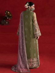 Flossie Luxury Embroidered Chiffon 3 Piece Unstitched / Stitched