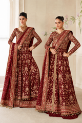 Baroque Luxury Chiffon Embroidered Maxi 3 Piece Unstitched / Stitched