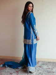Erum khan Embroidered Chiffon 3 Piece Unstitched