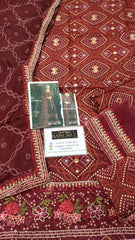 Nureh Printed Lawn Collection 3 piece Unstitched / Stitched