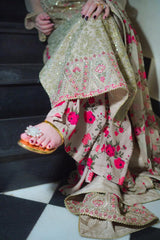 Aneela's Luxury Organza Emb Collection 3 Piece Unstitched