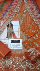 Charizma Luxury Chiffon Collection 3 Piece Unstitched / Stitched