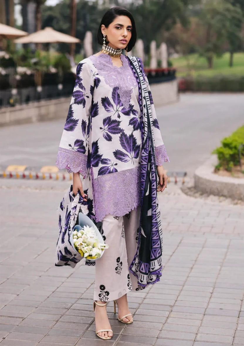 Mahnur By Broadway Luxury Lawn Embroidery 3 piece Unstitched