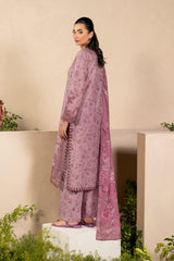 Iznik Printed Embroidered Lawn 3 Piece Unstitched