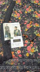Baroque Summer Collection Lawn Embroidery 3Piece Unstitched / Stitched
