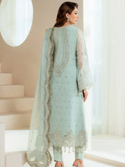 Alizeh Organza Embroidered & Hand Embellished 3 piece Unsitched / Stitched