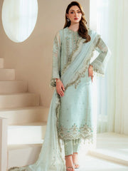 Alizeh Organza Embroidered & Hand Embellished 3 piece Unsitched / Stitched
