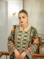 Aneela's Digital Printed Luxury Lawn Emb Collection 3Piece Unstitched / Stitched