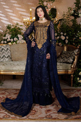 Maryams Embroidered Chiffon Wedding Collection 3 Piece Unstitched / Stitched