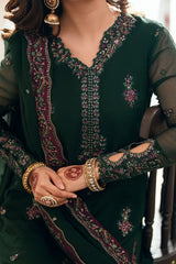Azure luxury Chiffon Embroidered 3 Piece Unstitched / Stitched