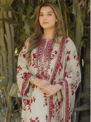 Aneela's Digital Printed Luxury Lawn Emb Collection 3Piece Unstitched / Stitched