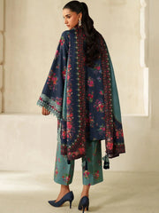 Baroque Luxury Embroidered Lawn 3 Piece Unstitched / Stitched