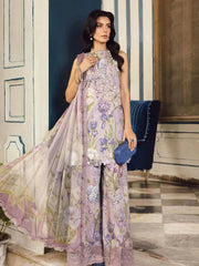 Maria B Printed Lawn Duptta Emb Collection 3 piece Unstitched / Stitched