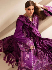 Bin Ilyas Luxury Lawn Embroidered Dress 3Piece Unstithced / Stitched