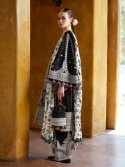 Hussain Rehar Luxury Embroidered  Lawn 3 Piece Unstitched / Stitched