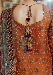 Baroque Luxury Pure Khaddi Net Embroidered 3 Piece Unstitched