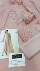 Baroque Embroidered Chiffon Collection 3 Piece Unstitched / Stitched