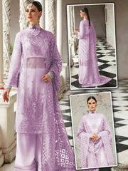 Afrozeh Formal Dress Net Collection 3 Piece Unstitched / Stitched