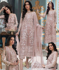Mushq. Adela luxury Formal Net Collection 3 Piece Unstitched