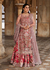 Hussain Rehar Wedding Collection Hand Work Organza 3 piece Unstitched