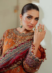 Baroque Luxury Pure Khaddi Net Embroidered 3 Piece Unstitched