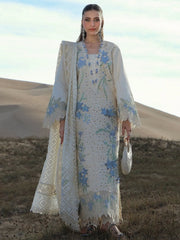 Rang Rasiya Lawn Luxury Chikankari Embroidered Dress 3 Piece Unstitched / Stitched