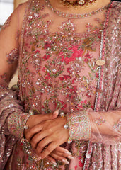 Hussain Rehar Wedding Collection Hand Work Organza 3 piece Unstitched
