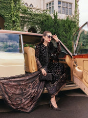 Maria B Luxury Lawn Embroidered 3 piece Unstitched / Stitched