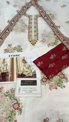 Ethnc Luxury Raw Silk Formal Collection Elegant Designer Formal 3 piece Unstitched