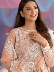 Sobia Nazir Lawn Chikan Kari Collection 3 Piece Unstitched / Stitched