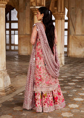Hussain Rehar Wedding Collection Hand Work Organza 3 piece Unstitched