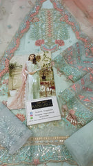 Maryam N Maria Luxury organza Embroidery 3piece Unstitched