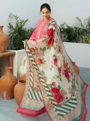Zara Shahjahan Lawn Embroidered 3 piece Unstitched / Stitched