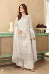 Ramsha Embroidered Chiffon 3 Piece Unstitched