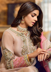 Agha Noor organza Emb Formal Collection 3 Piece Unstitch