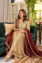 Haris Shakeel Embroidered Mysoori Collection 3 Piece Unstitched / Stitched