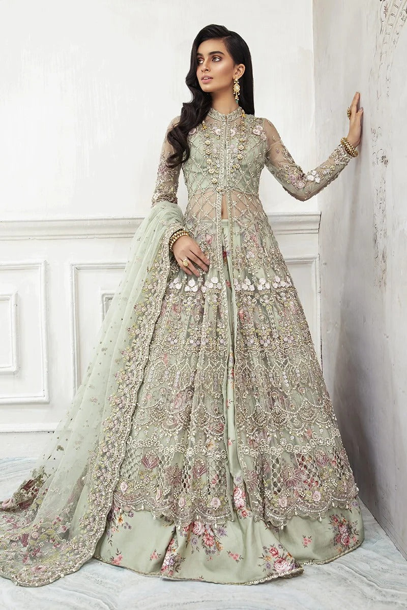 Mariaa B Couture Mint Green 3 piece Unstitched
