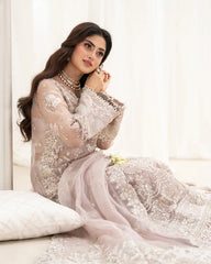 Faiza Saqlain Luxury Organza Embroidered Collection 3Piece Unstitched / Stitched