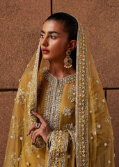 Hussain Rehar Wedding Collection Hand Work Organza 3 piece Unstitched