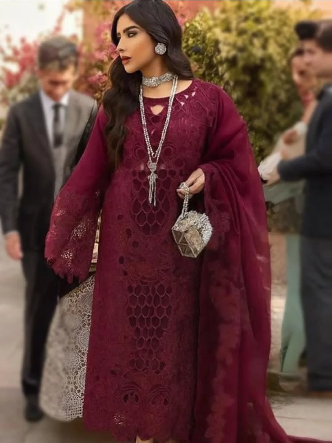 Bin Ilyas New Laxury Lawn Collection 3 piece Unstitched / Stitched