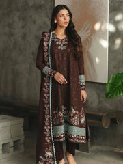 Mahmair Luxury Lawn Embroidered 3 Piece Unstitched / Stitched