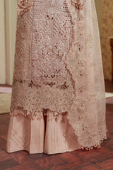 Baroque Luxury Organza Embroidered 3 Piece Unstitched / Stitched
