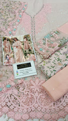Maria B Embroidered Chiffon Collection 3 Piece Unstitched / Stitched